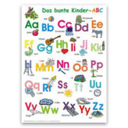 Das bunte Kinder-ABC (Poster)