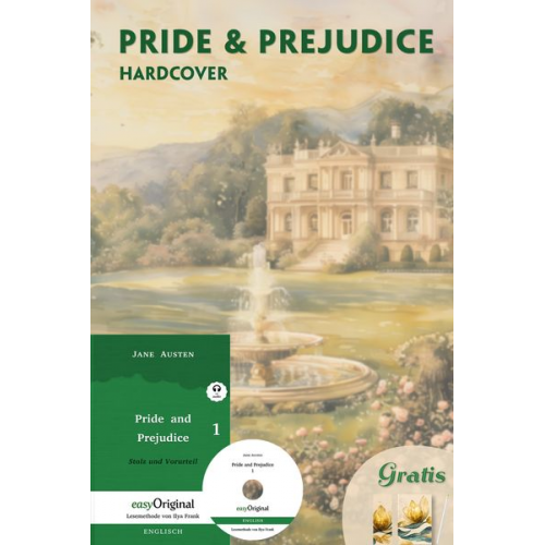 Jane Austen - Pride and Prejudice / Stolz und Vorurteil - Hardcover Teil 1 (Buch + MP3-Audio-CD + exklusive Extras) - Frank-Lesemethode