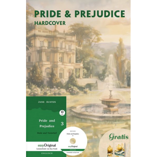 Jane Austen - Pride and Prejudice / Stolz und Vorurteil - Hardcover Teil 3 (Buch + MP3-Audio-CD + exklusive Extras) - Frank-Lesemethode