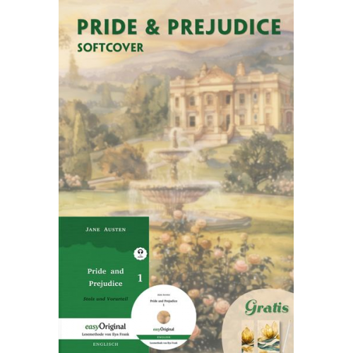 Jane Austen - Pride and Prejudice / Stolz und Vorurteil - Softcover Teil 1 (Buch + MP3-Audio-CD + exklusive Extras) - Frank-Lesemethode