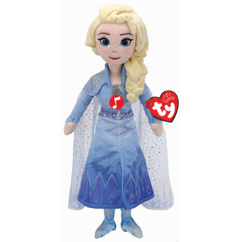 Ty - Beanie Babies Licensed - Frozen 2 - Elsa Prinzessin mit Sound, medium