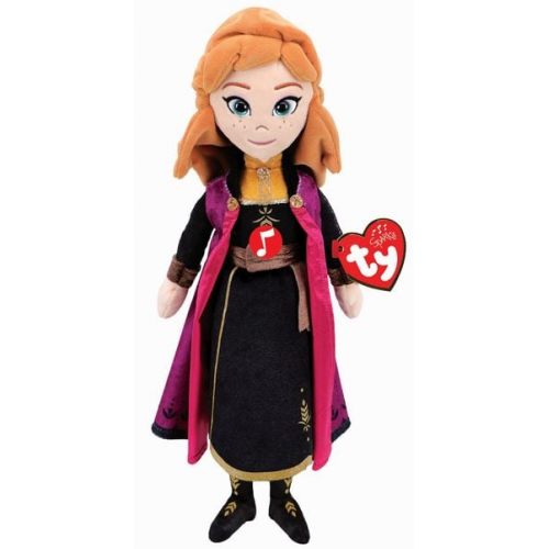 Ty - Beanie Babies Licensed - Frozen 2 - Anna Prinzessin mit Sound, medium