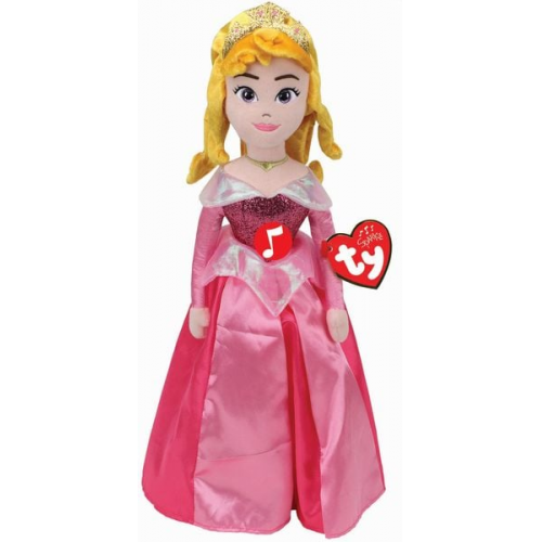 Ty - Beanie Babies Licensed - Disney Prinzessin - Aurora mit Sound, medium