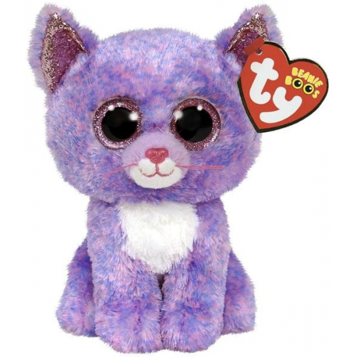 Ty - Beanie Boos - Cassidy Lavendel Katze, 15 cm, regular