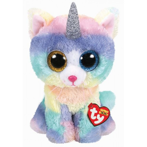 Heather Katze mit Horn - Beanie Boos - Med.