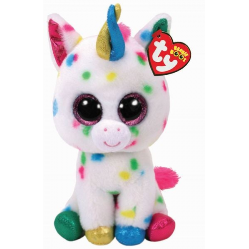 Ty - Beanie Boos - Harmonie, Einhorn bunt 24cm, medium