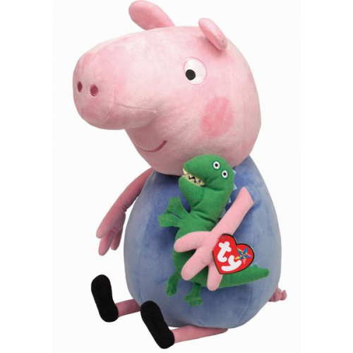 Ty - Beanie Babies Licensed - Peppa Pig - George Pig, 38cm