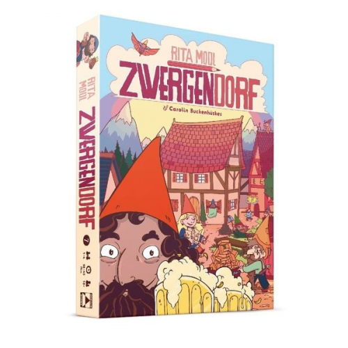 Asmodee SKED0019 - Zwergendorf, Das Zwergen-Zieh-und-Zeichenspiel, Familienspiel, Skellig Games