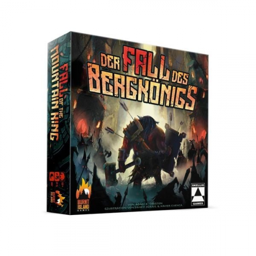 Asmodee SKED0016 - Der Fall des Bergkönigs, Brettspiel, Skellig Games