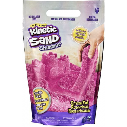 Spin Master - Kinetic Sand - Glitzer Sand Crystal Pink (907g)