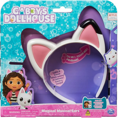 Gabby‘s Dollhouse, Magical Musical Cat Ears, Haarreif mit Katzenohren