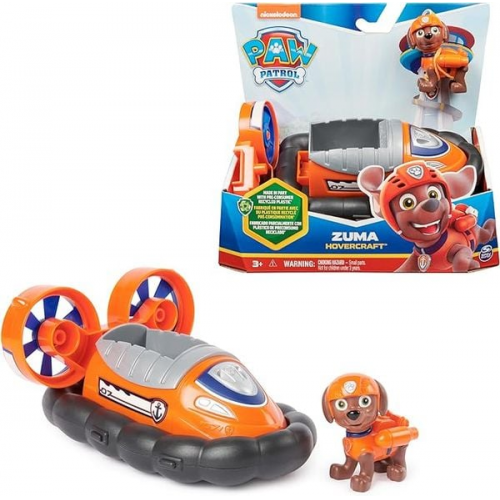 Paw Patrol, Luftkissenboot mit Zuma-Figur (Sustainable Basic Vehicle/Basis Fahrzeug)