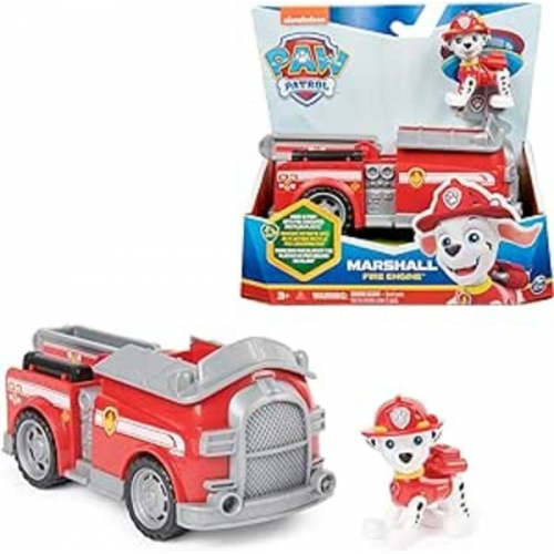 Paw Patrol, Feuerwehr-Auto mit Marshall-Figur (Sustainable Basic Vehicle/Basis Fahrzeug)