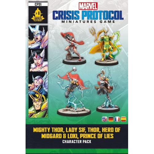 Marvel: Crisis Protocol - Mighty Thor, Lady Sif, Thor, Hero of Midgard & Loki, Prince of Lies (Erweiterung)