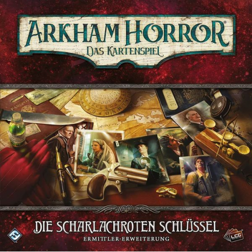 Fantasy Flight Games - Arkham Horror Das Kartenspiel - Die scharlachroten Schlüssel, Erweiterung