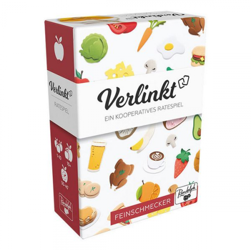 Asmodee ASMD0037 - Verlinkt Feinschmecker, Ratespiel, Familienspiel