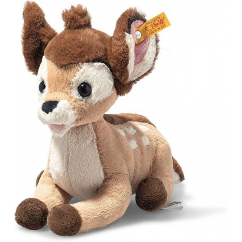 Steiff 024689 - Soft Cuddly Friends Disney Originals Bambi, Reh/Kitz, beige/mehrfarbig, 22 cm