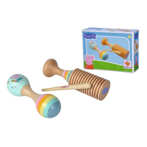 Eichhorn - Peppa Pig Maraca und Ratsche Set