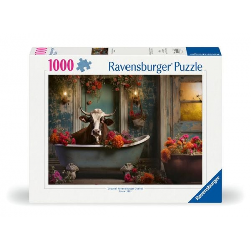 Ravensburger - Die Kuh in der Badewanne, 1000 Teile