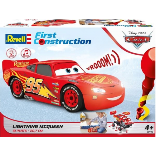 Revell - Lightning McQueen Disney Cars Auto mit Licht&Sound