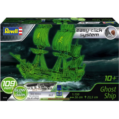 Revell - Ghost Ship easy-click-system incl Nachtleuchtfarbe