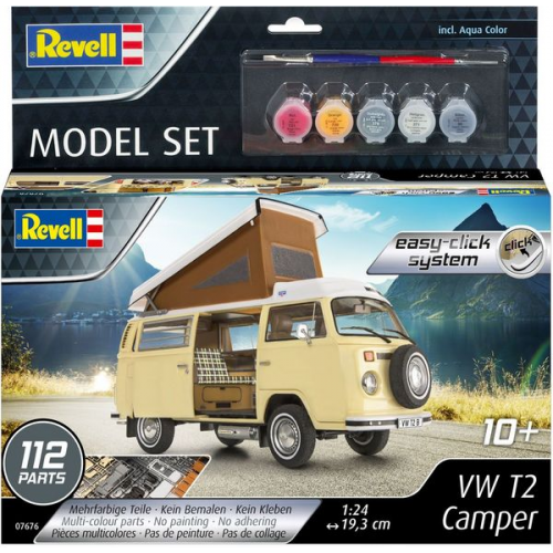 Revell - Model Set VW T2 Camper easy-click-system