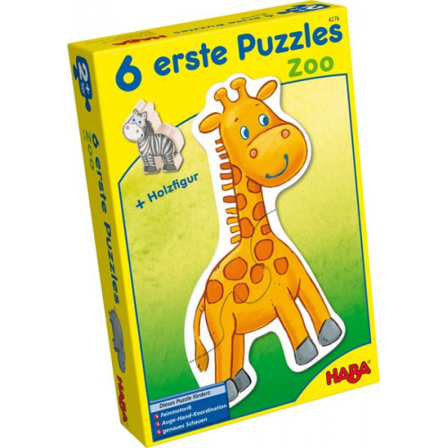 HABA - 6 erste Puzzle - Zoo