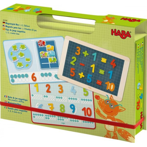 HABA - Magnetspiel Box - 1, 2, Zählerei