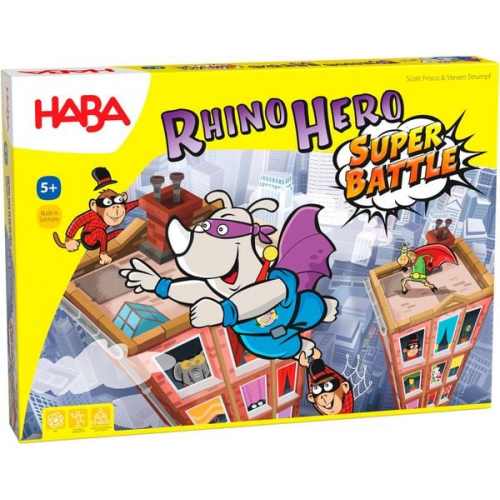 HABA  - Rhino Hero-Super Battle, 3D-Stapelspiel