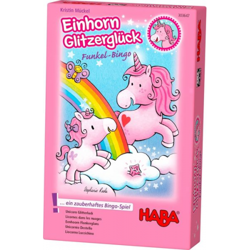 HABA - Einhorn Glitzerglück - Funkel Bingo