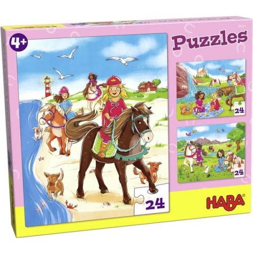 HABA - Puzzles Pferdefreundinnen