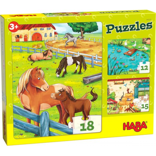 HABA - Puzzles Bauernhoftiere