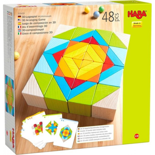 HABA - 3D-Legespiel Würfelmosaik