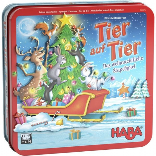 HABA - Tier auf Tier - Das weihnachtliche Stapelspiel