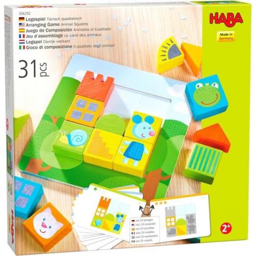 HABA - Legespiel Tierisch quadratisch