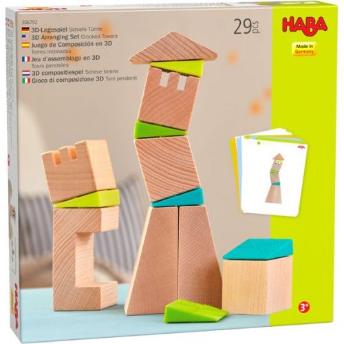 HABA - 3D-Legespiel Schiefe Türme