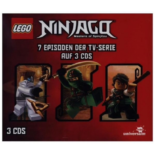 LEGO Ninjago Hörspielbox. Box.5, 3 Audio-CD