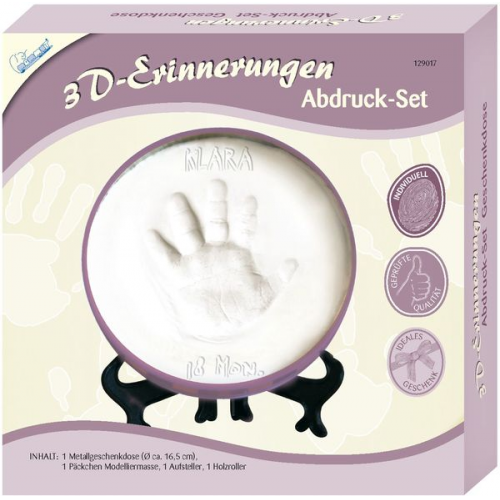 MAMMUT - 3D Erinnerungen - Abdruck-Set - Geschenkdose