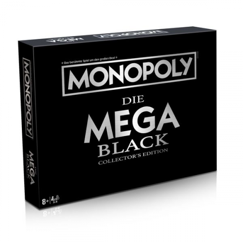 Winning Moves - Monopoly - Mega Black Collectors Edition