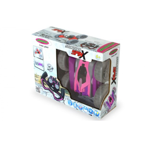 Jamara - SpinX Stuntcar lila-rosa 2,4GHz