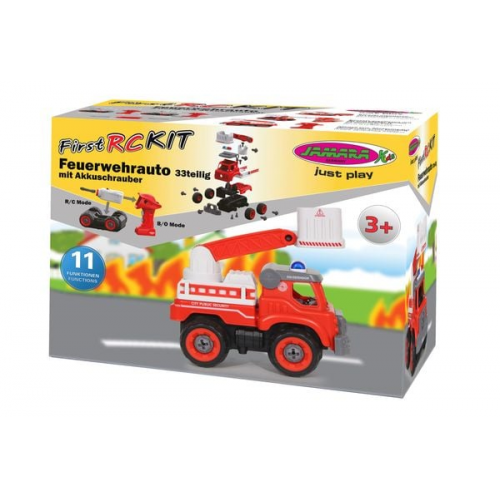 Jamara - Feuerwehrauto First RC Kit 33teilig mit Akkuschrauber