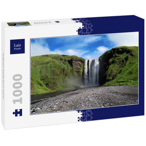 Lais Puzzle Skogafoss Wasserfall in Island 1000 Teile