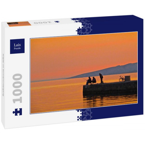 Lais Puzzle Angler im Sonnenuntergang 1000 Teile