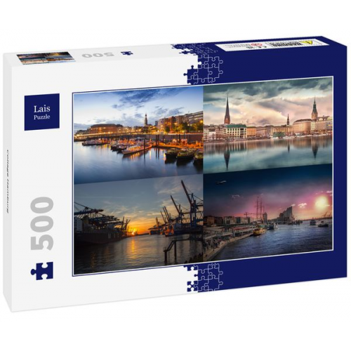 Lais Puzzle Collage Hamburg 500 Teile