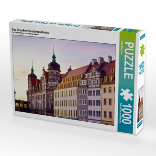 CALVENDO Puzzle Das Dresdner Residenzschloss 1000 Teile Lege-Größe 64 x 48 cm Foto-Puzzle Bild von Dirk Meutzner