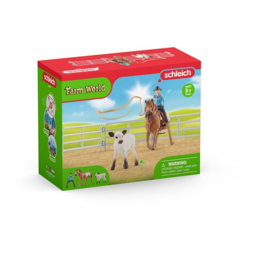 Schleich - Farm World - Team Roping mit Cowgirl