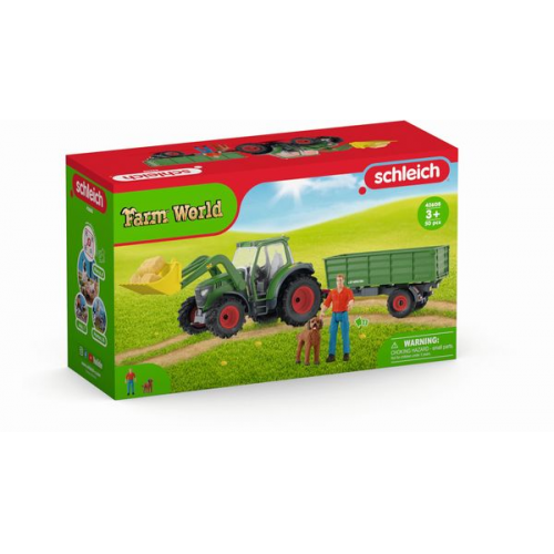 Schleich - Farm World - Traktor mit Anhänger