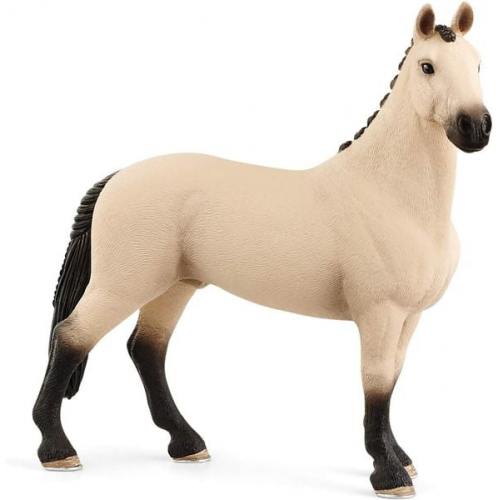 Schleich 13928 - Horse Club, Hannoveraner Wallach Falbe, Tierfigur, Pferd, Höhe: 12 cm