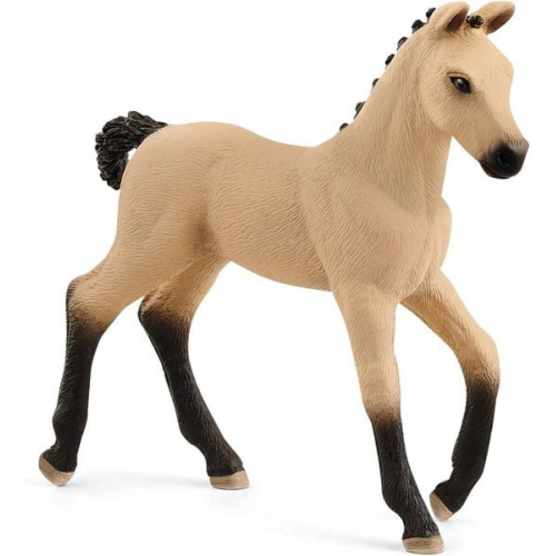 Schleich 13929 - Horse Club, Hannoveraner Fohlen Falbe, Tierfigur, Höhe: 8 cm