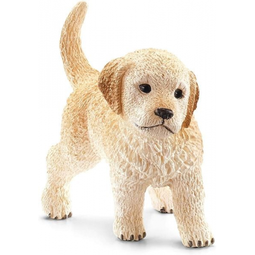 Schleich 16396 - Farm World, Golden Retriever Welpe, Hund, Tierfigur, Länge: 4,6 cm